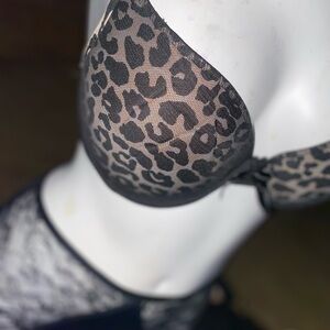 Leopard Print Women's Intimate Set